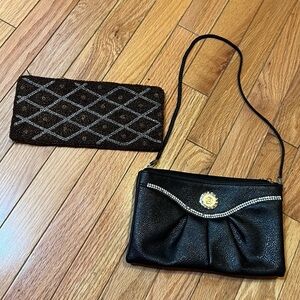 2 bags(leather +beaded)🌺